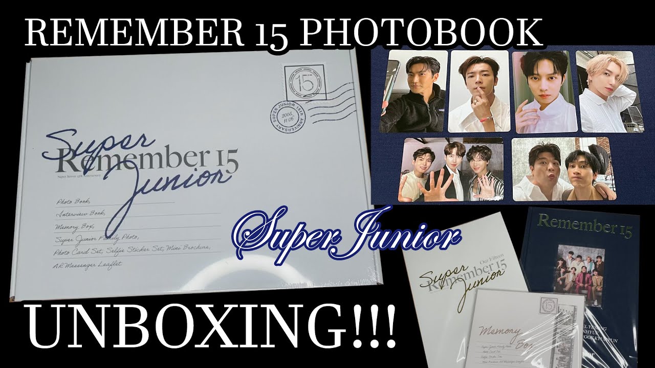 [UNBOXING] Super Junior - Remember 15 Photobook | teukienickie