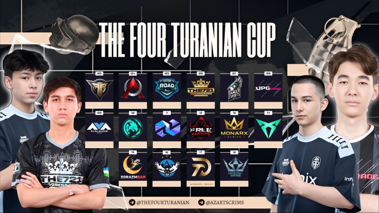 THE FOUR TURANIAN CUP S1 FINAL STAGE  / APALONUZ  / PUBG MOBILE