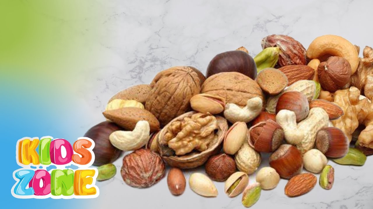 Nuts in English | types of nuts English vocabulary | learn English words of nuts