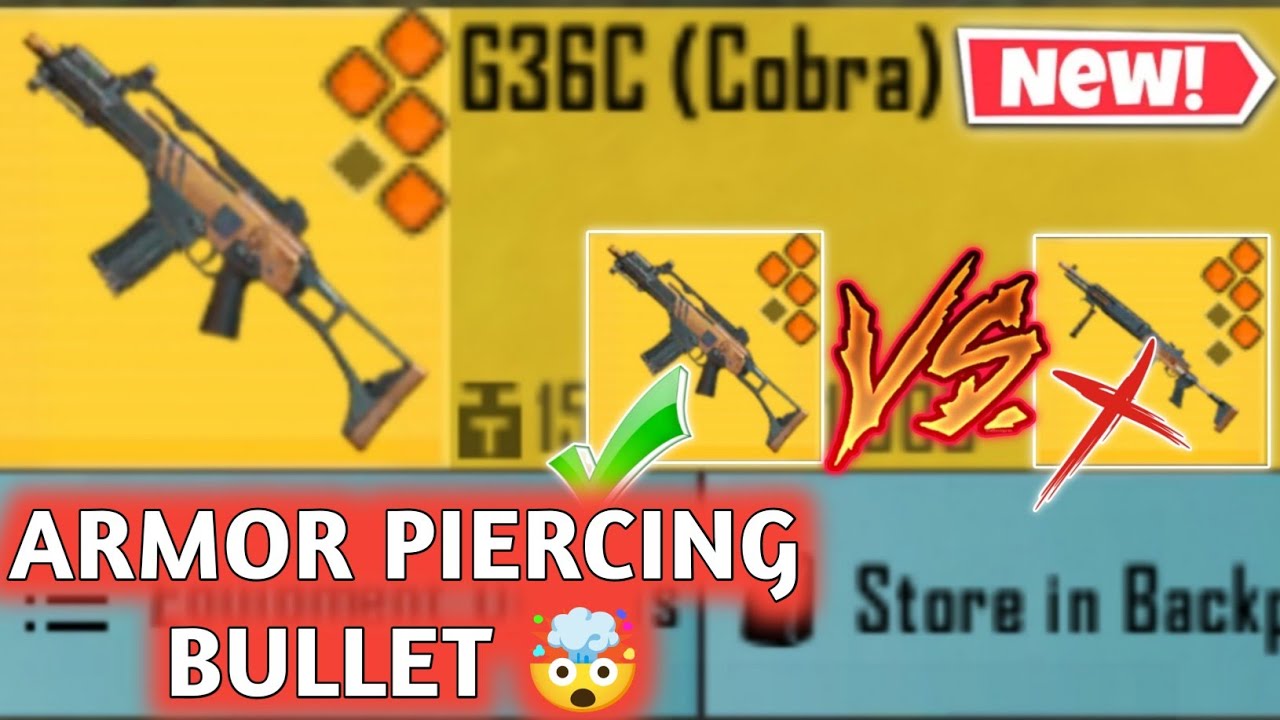 Legendary G36C COBRA Have ARMOR PIERCING BULLET 🤯 | PUBG METRO ROYALE