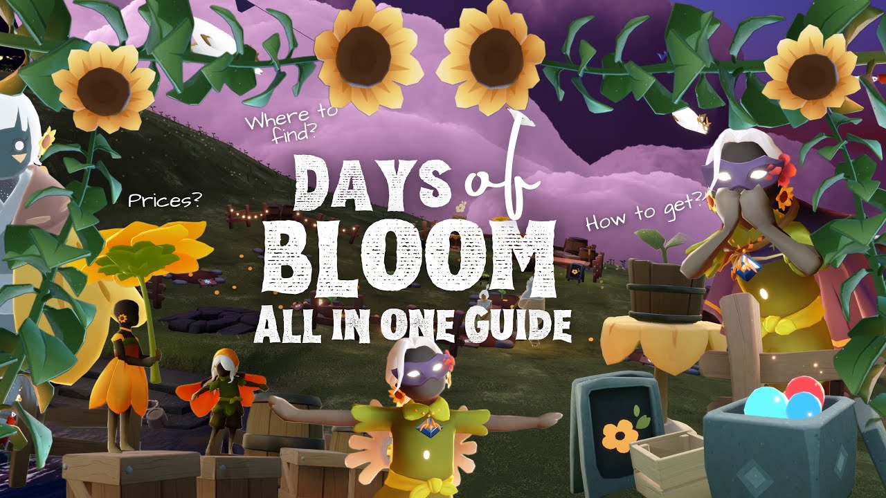 🌸 Sky: Days of Bloom 2026 &ndash; The ULTIMATE Event Guide! | All Activities, Cosmetics, Shops & Tickets