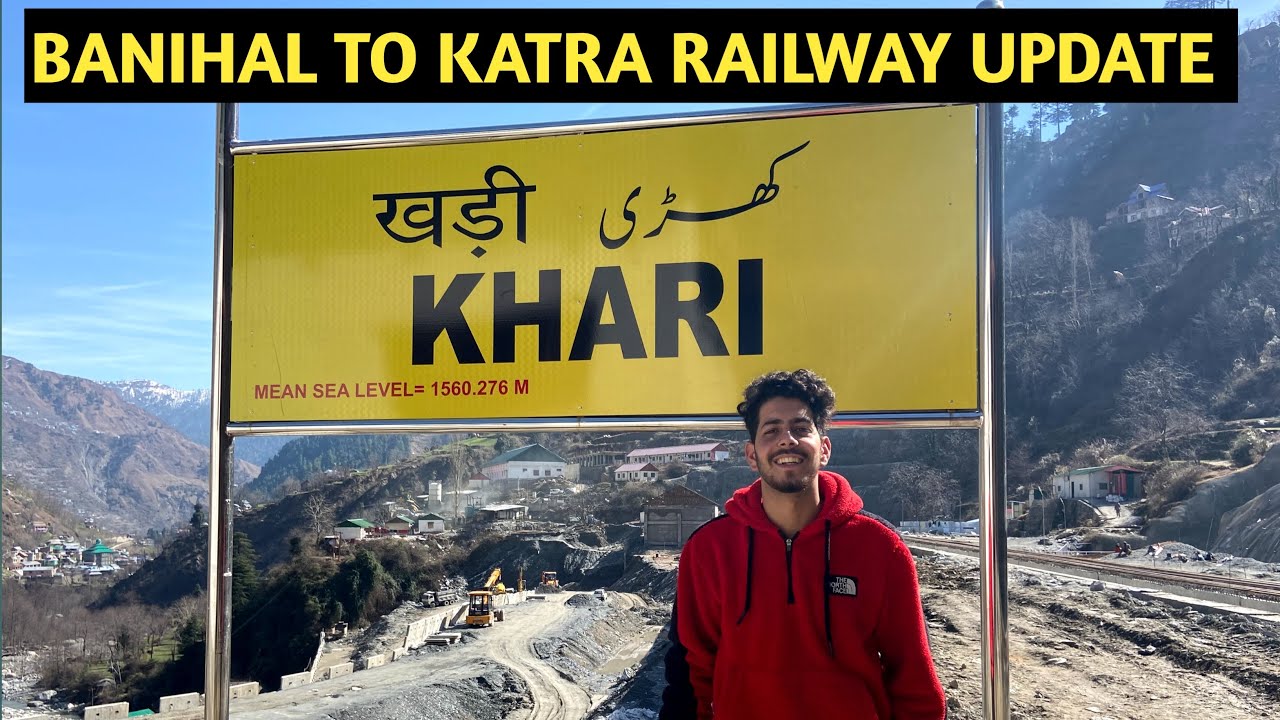 NEW UPDATE ON USBRL PROJECT CONSTRUCTION   ||   RAILWAY STATION KHARI LATEST UPDATE