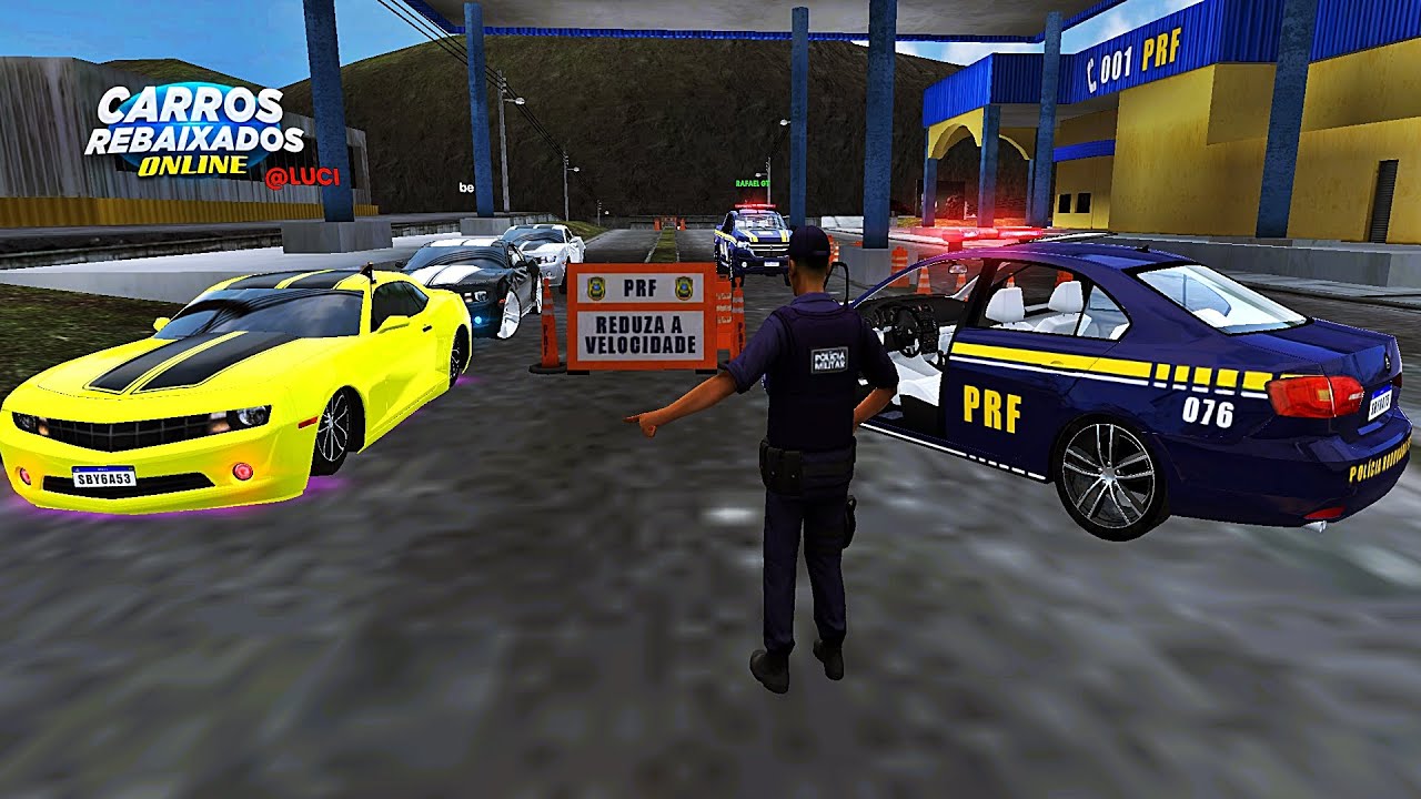 CARROS REBAIXADOS ONLINE | MEGA BLITZ DA PRF ABORDAM COMBOIO DE CAMARO