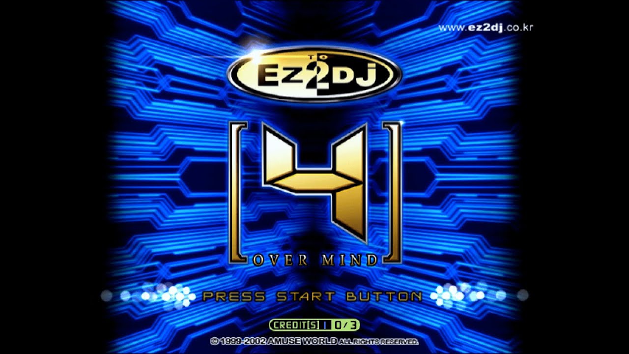 [EZ2DJ 4th TRAX : OVER MIND] Title Screen & All Theme [2X Upscale]