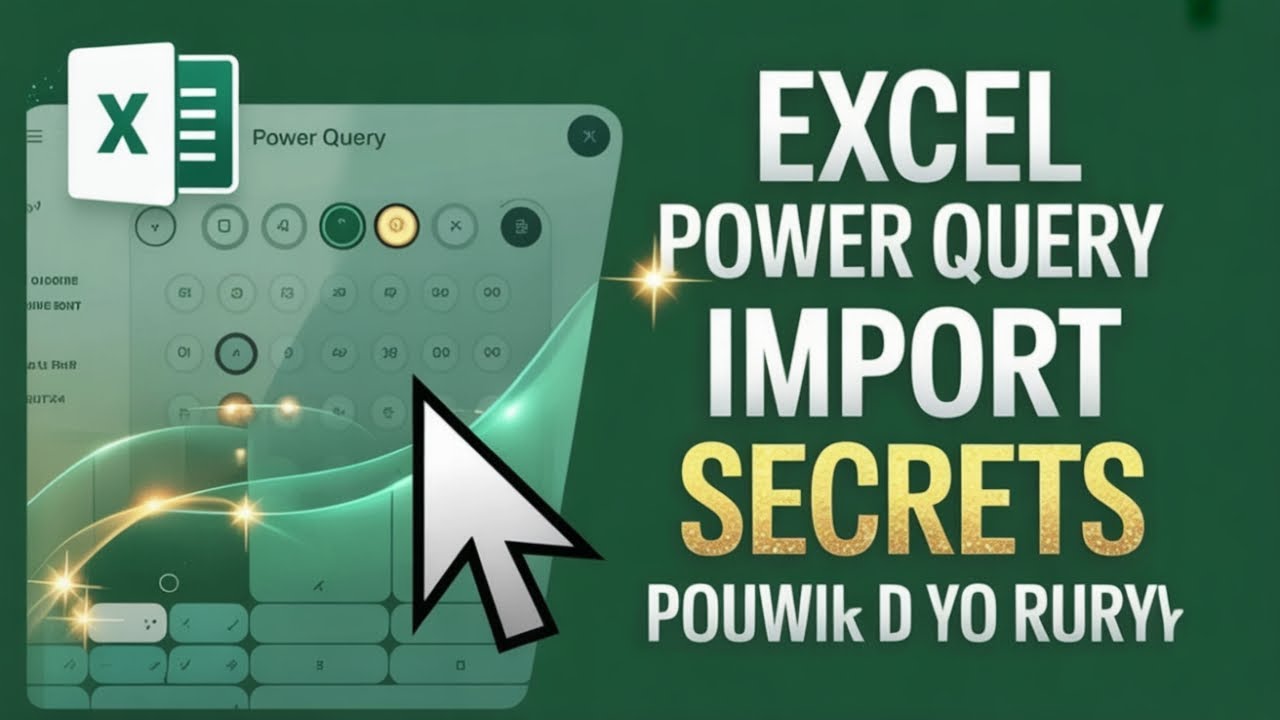 Excel POWER QUERY Mastery Secrets Revealed