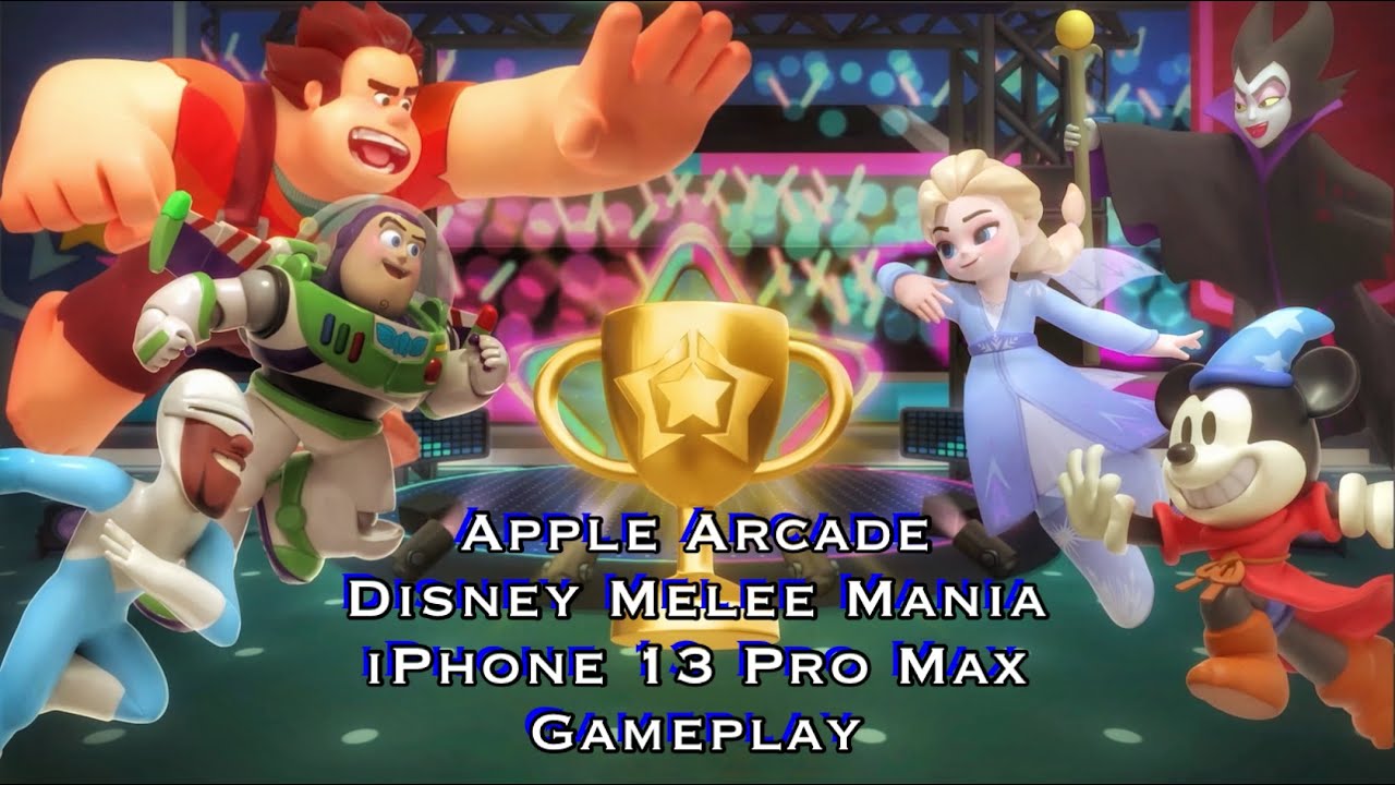 Disney Melee Mania (Apple Arcade) - iPhone 13 Pro Max Gameplay