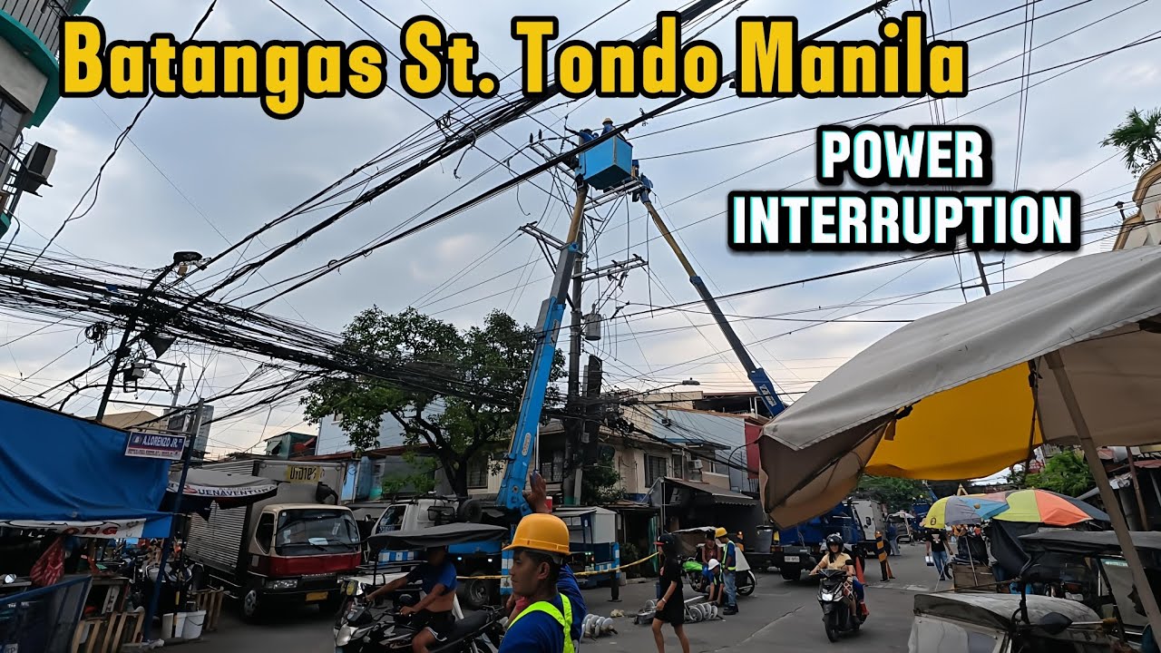 Batangas St. Tondo Manila | Power Interruption | Change Cable 