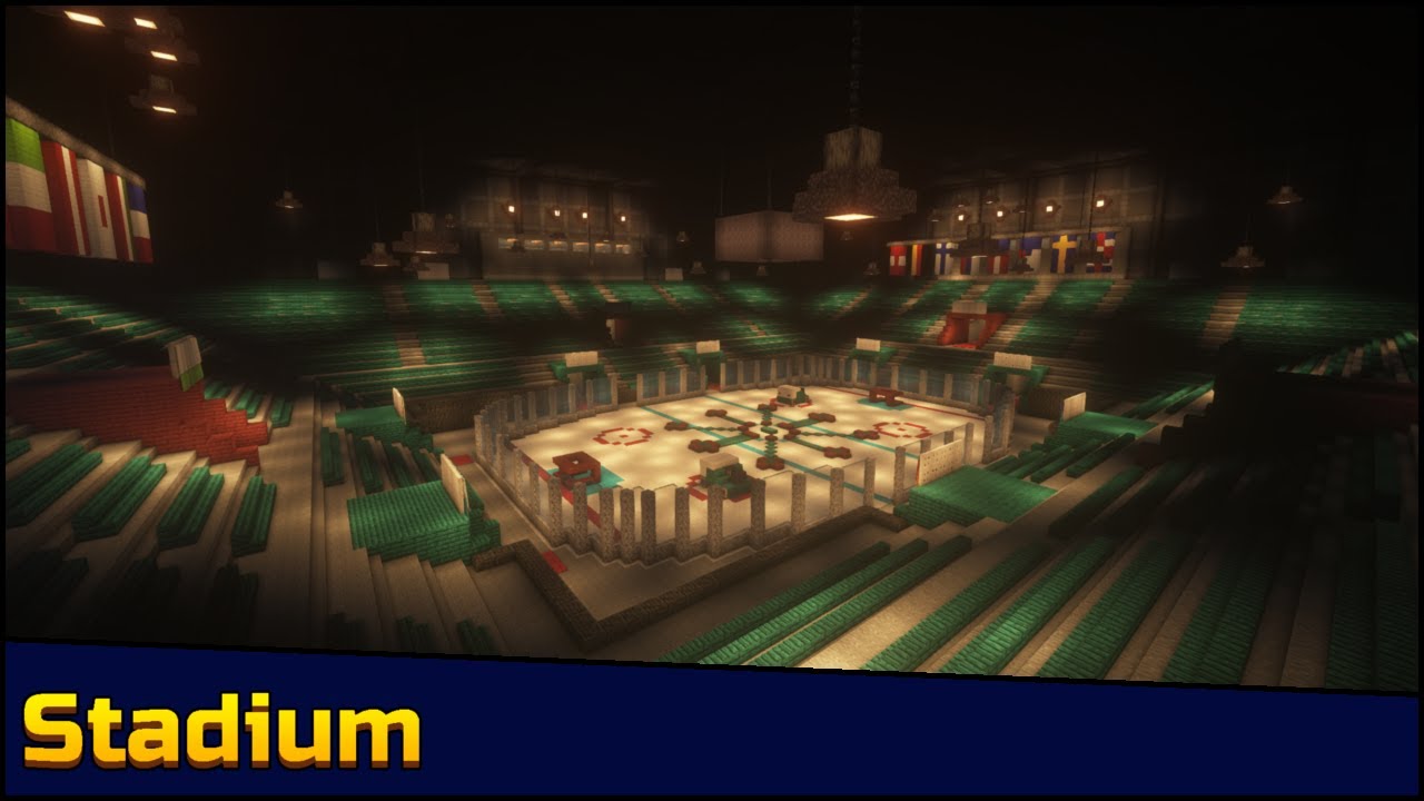 Pixel Gun 3D Stadium Map in Minecraft | Download