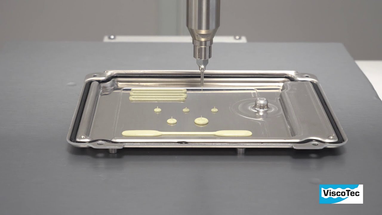 Dispensing of different geometries with 1-component dispenser 3RD8