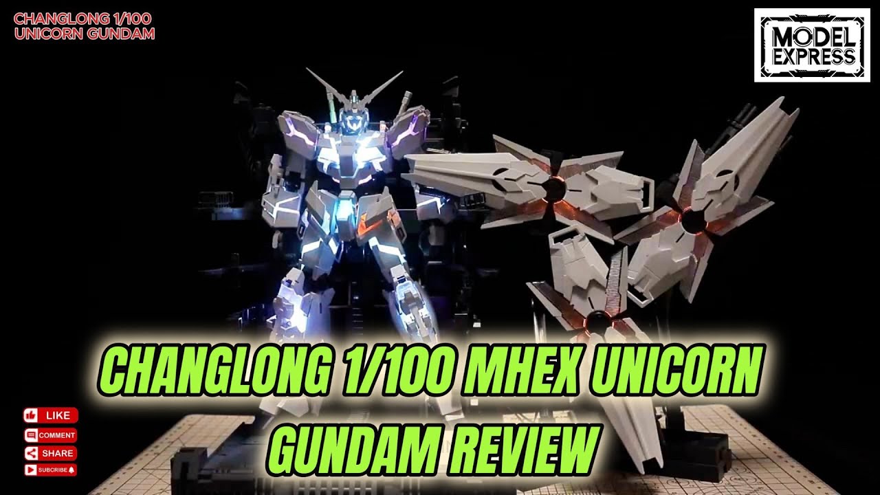 CHANGLONG 1/100 MGEX UNICORN GUNDAM REVIEW #gundam #gunpla #mgex #unicorngundam #changlong