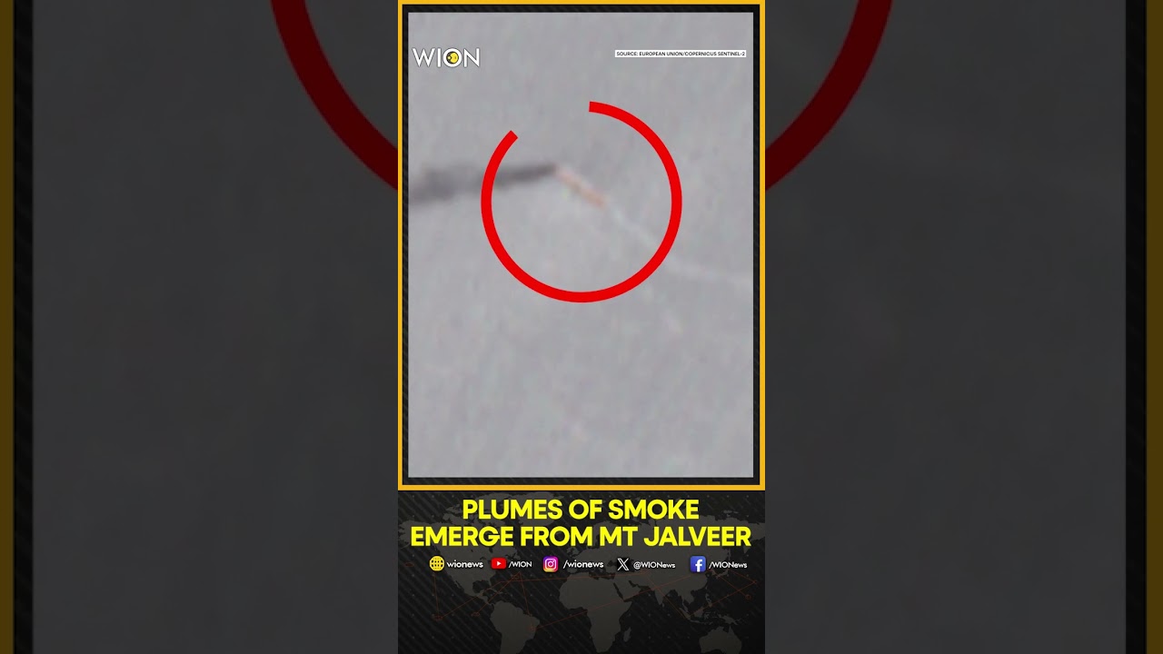 Satellite Images Show Smoke Rising From Tanker Jalveer After US Strikes In Gulf Of Oman