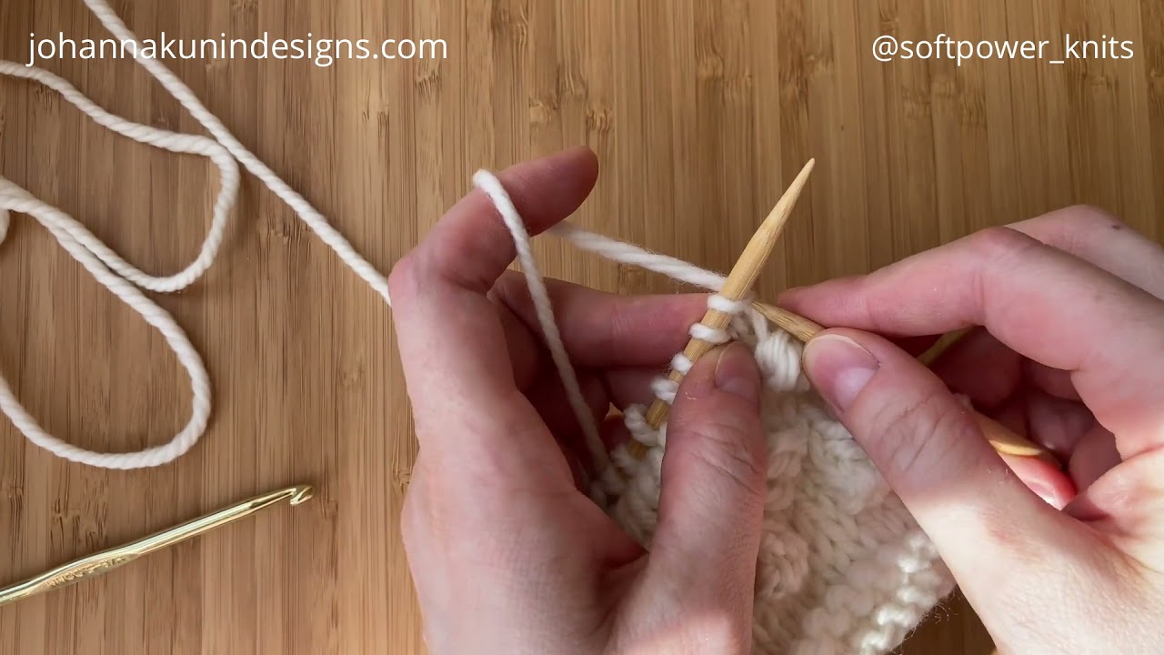Knitting Tutorial: 2hdc Bobble