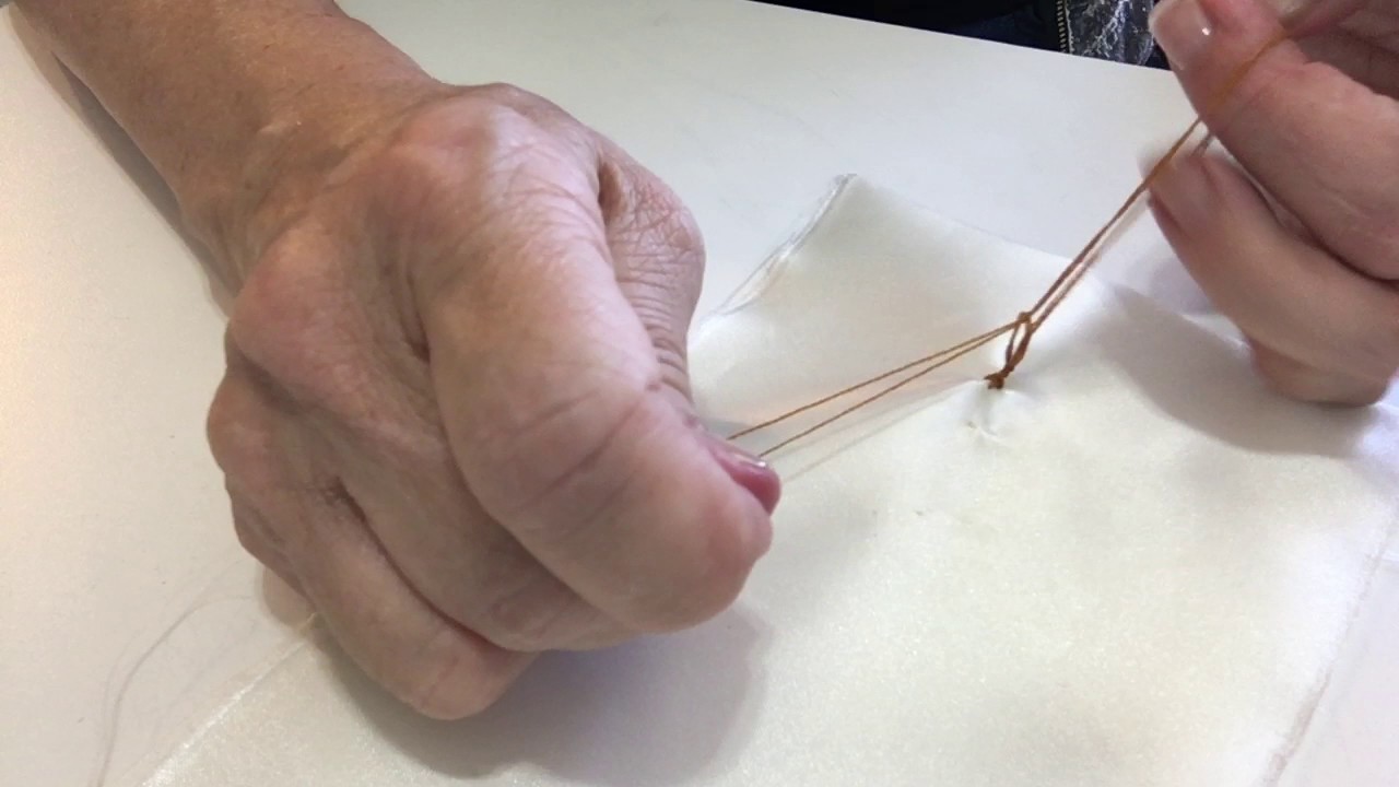 How to sew a French tack