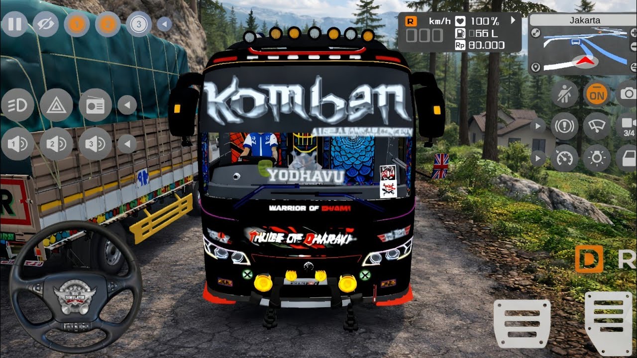 🔥 KOMBATAN BUS 🔥 Extreme Mountain Road Driving | BUS Simulator Indonesia
