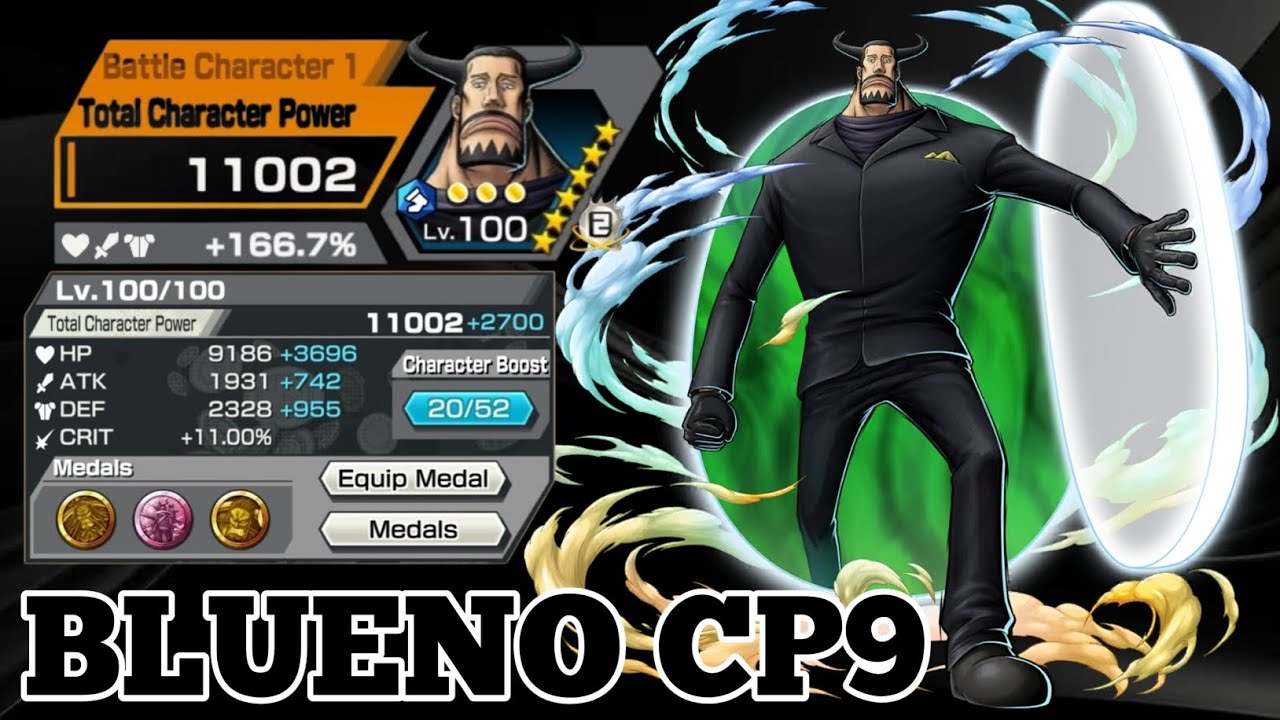 BLUENO CP9 GAMEPLAY | ONE PIECE BOUNTY RUSH | OPBR