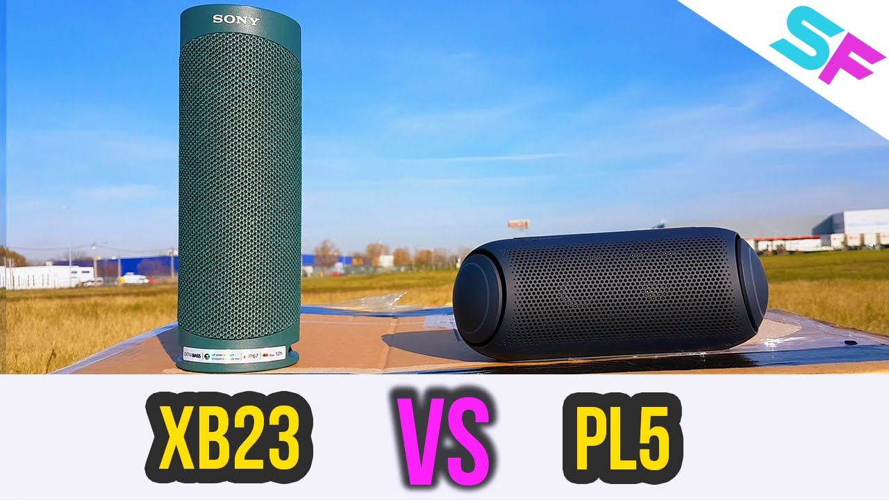 LG XBOOM GO PL5 vs Sony SRS-XB23 Extreme Bass Test