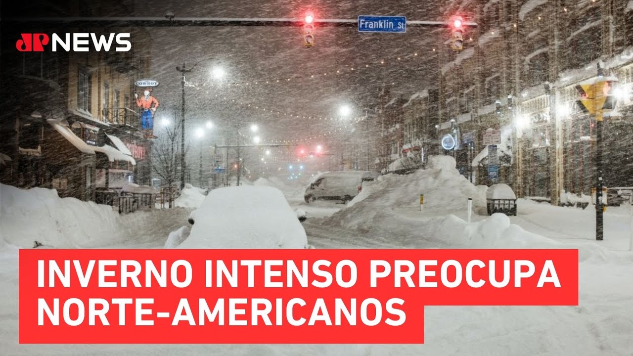 EUA: nevasca deixa ao menos 14 mortos e governo alerta para neve histórica | TEMPO REAL