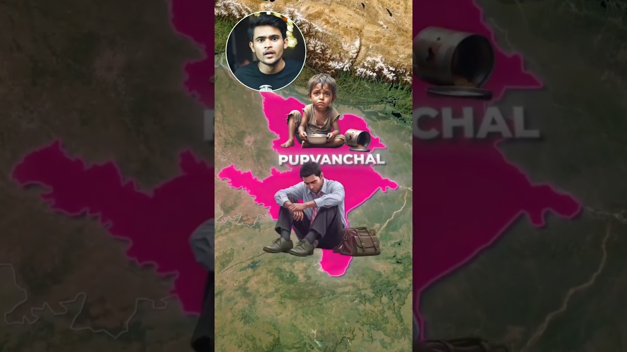 Division of Uttar Pradesh 🔥Purvanchal, Bundelkhand, Awadh, & Harit pradesh  #updivision #geography
