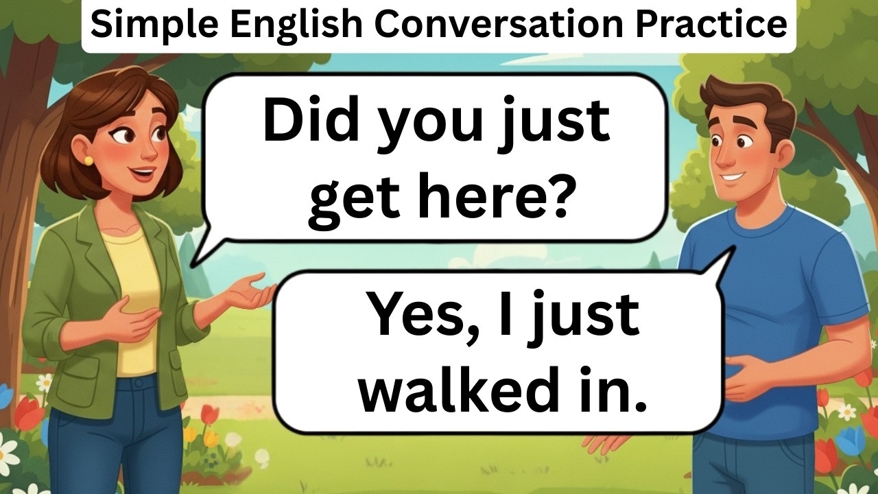 ✅ English Listening and Speaking Practice  | English Conversation Practice for Beginners