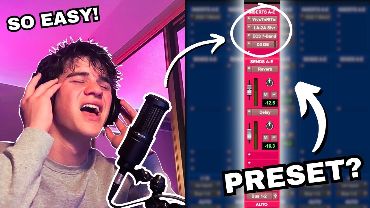 How To Save Track Presets In Pro Tools!