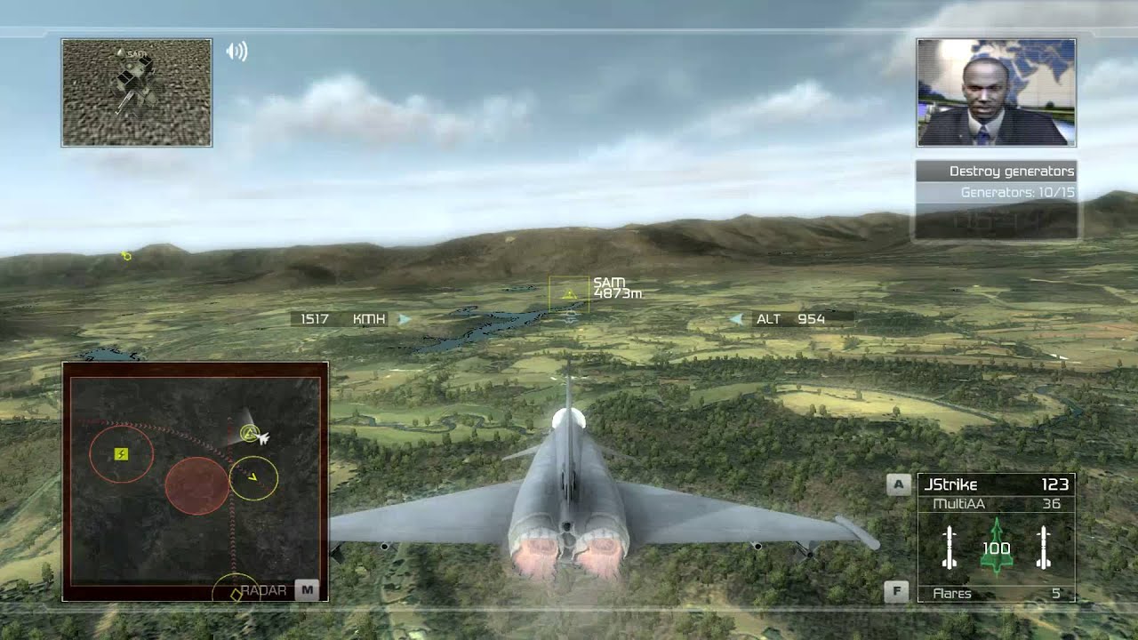 Tom Clancy's H.A.W.X. - Eurofighter Typhoon - Mission 15 - Operation - Thunderbolt