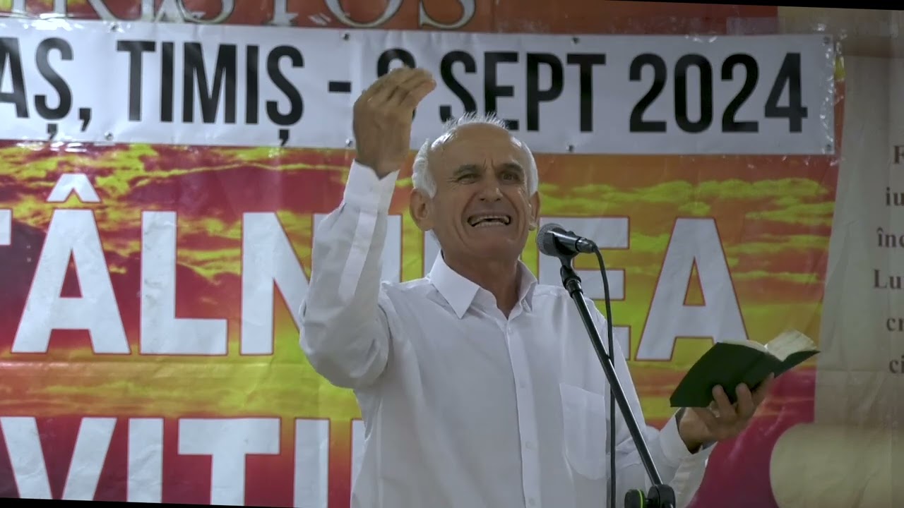 Mesajul Pastorului  Avram Veveriță la Întâlnirea LEVIȚILOR  din Banat și Crișana *DINIAȘ - Timiș