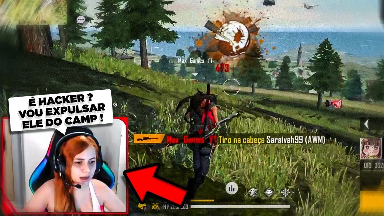 INVADI UMA SALA PREMIADA E ME ME ACUSARAM DE HACKER 🔥 - FREE FIRE