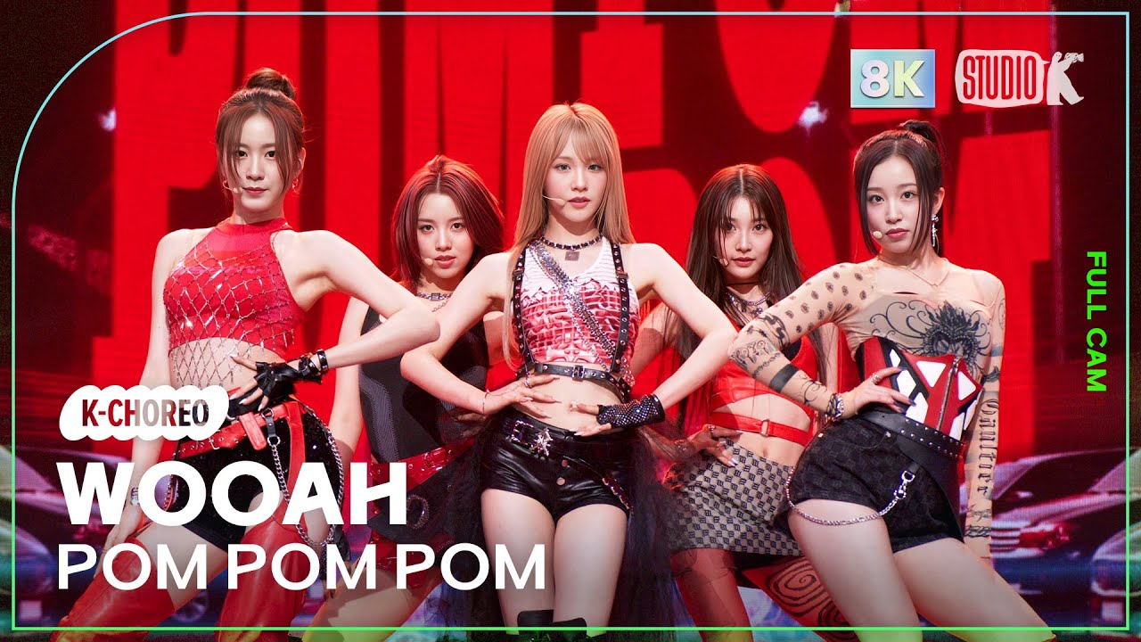 [K-Choreo 8K] 우아! 직캠 'POM POM POM' (woo!ah! Choreography) @MusicBank 240628