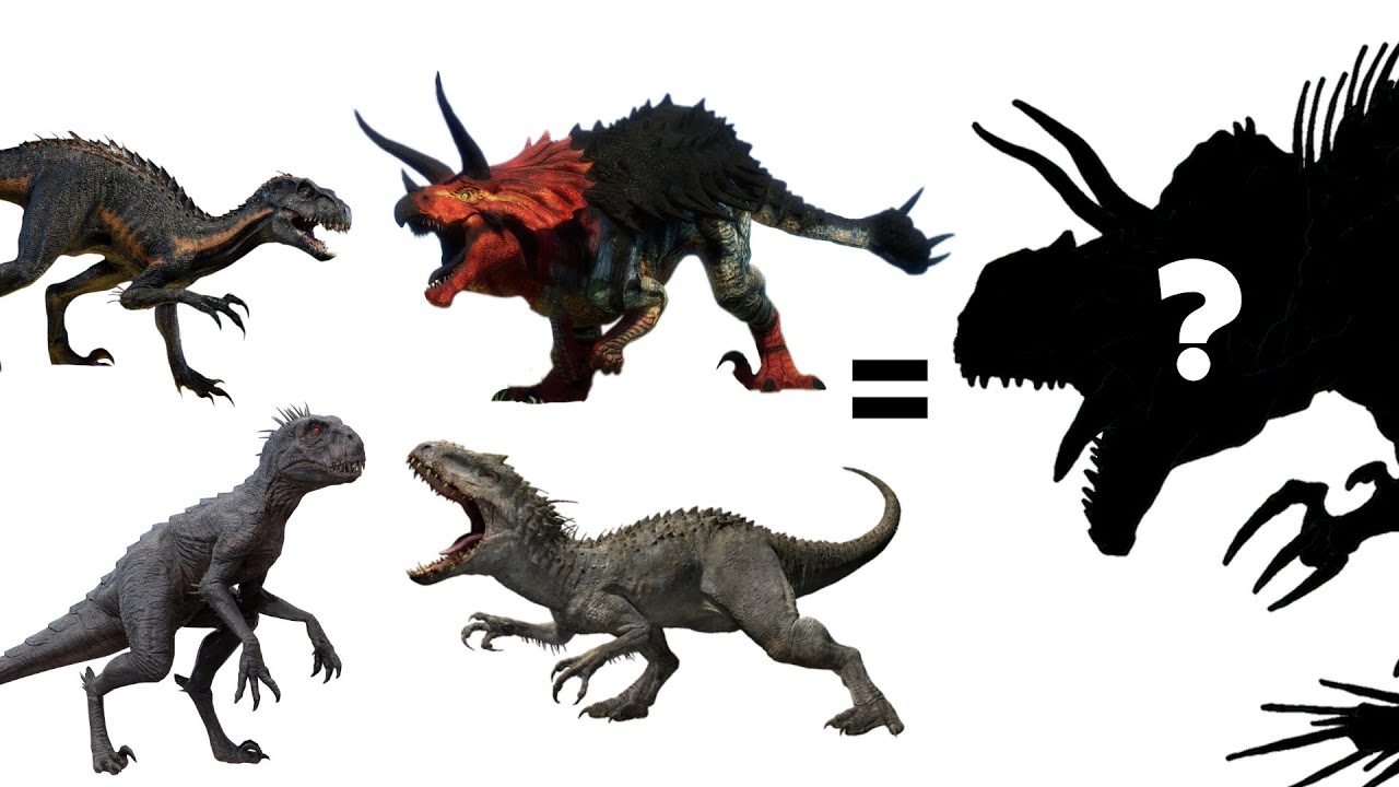 Indoraptor + Scorpios + Indominus + Ultimasaurus Drawing | Dinosaur Fusion