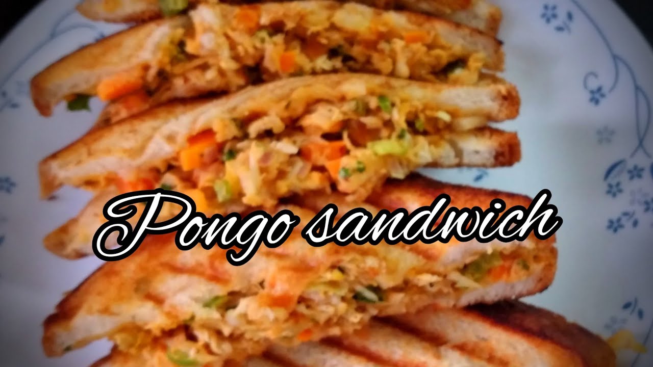 Pongo sandwich|tasty pongo bread sandwich|Taste of Happiness