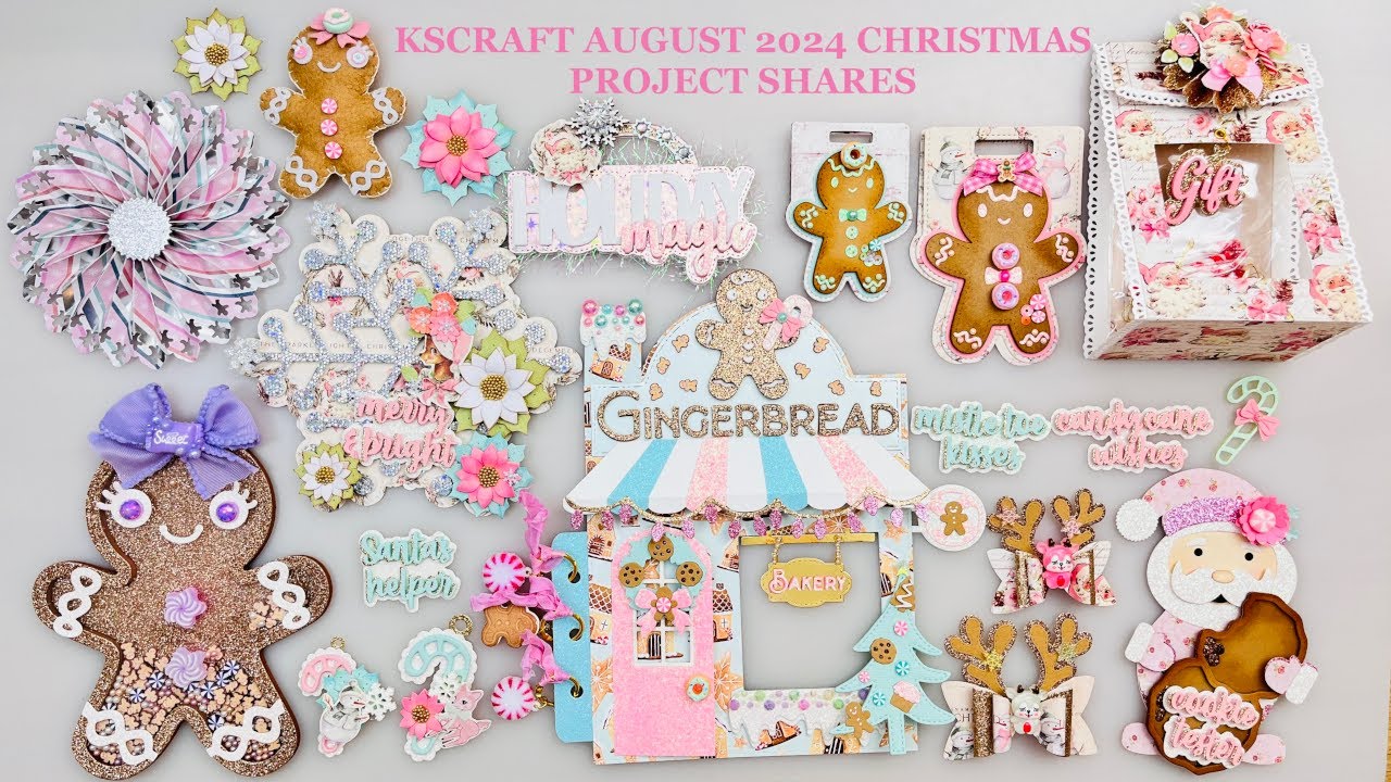KSCRAFT August 2024 - Christmas Project Shares #kscraft #papercraft #scrapbooking #xmas @kscraft1652