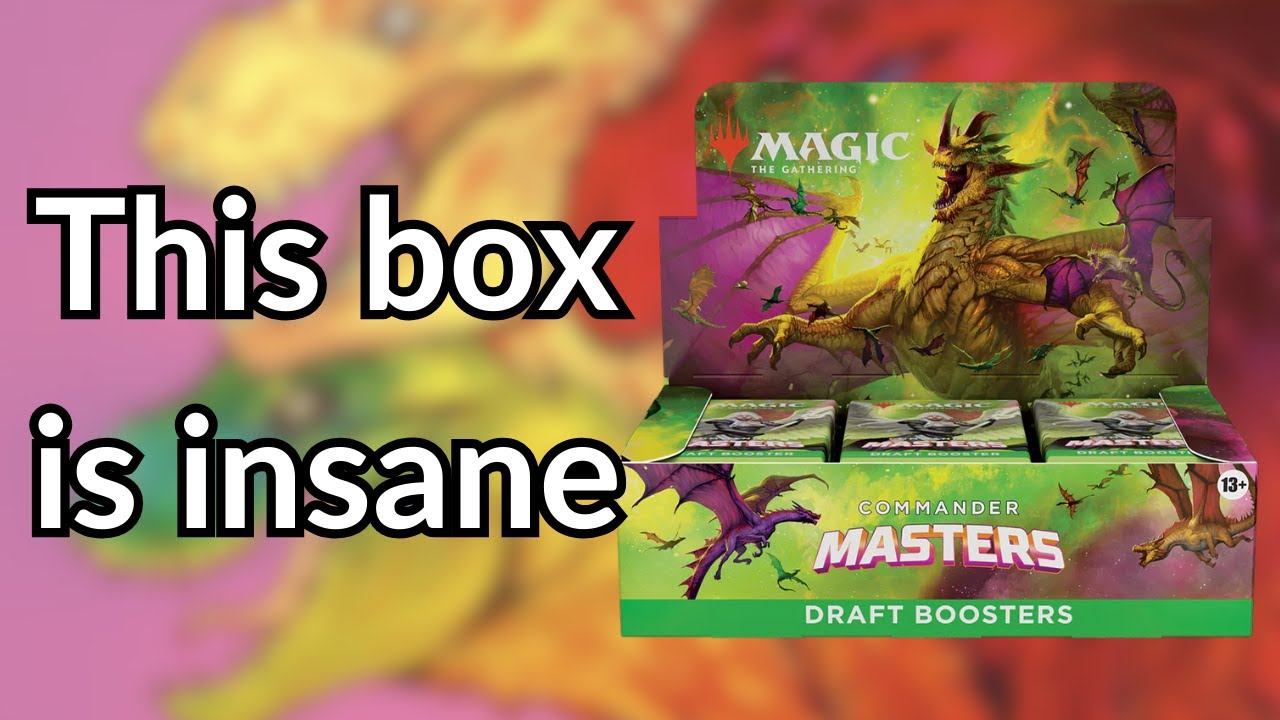 MTG Commander Masters Draft Booster Box Opening - My best ever opening!