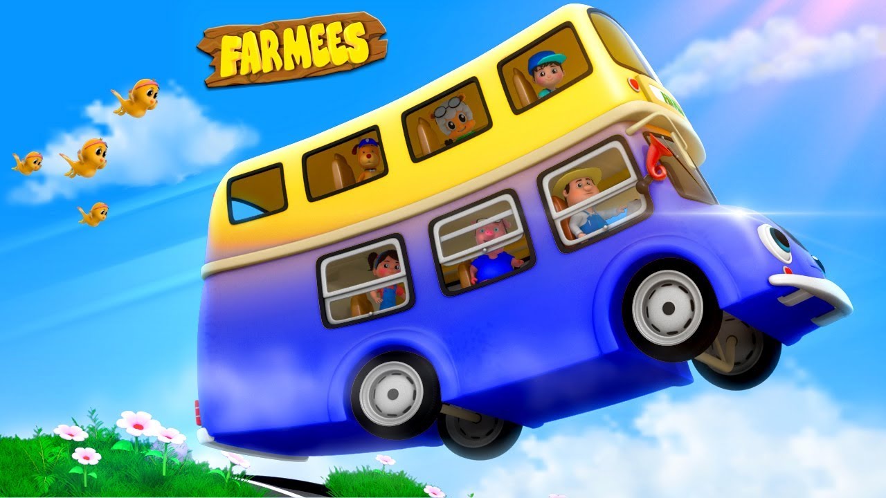 Wheels On The Bus | Kindergarten Nursery Rhymes by Farmees