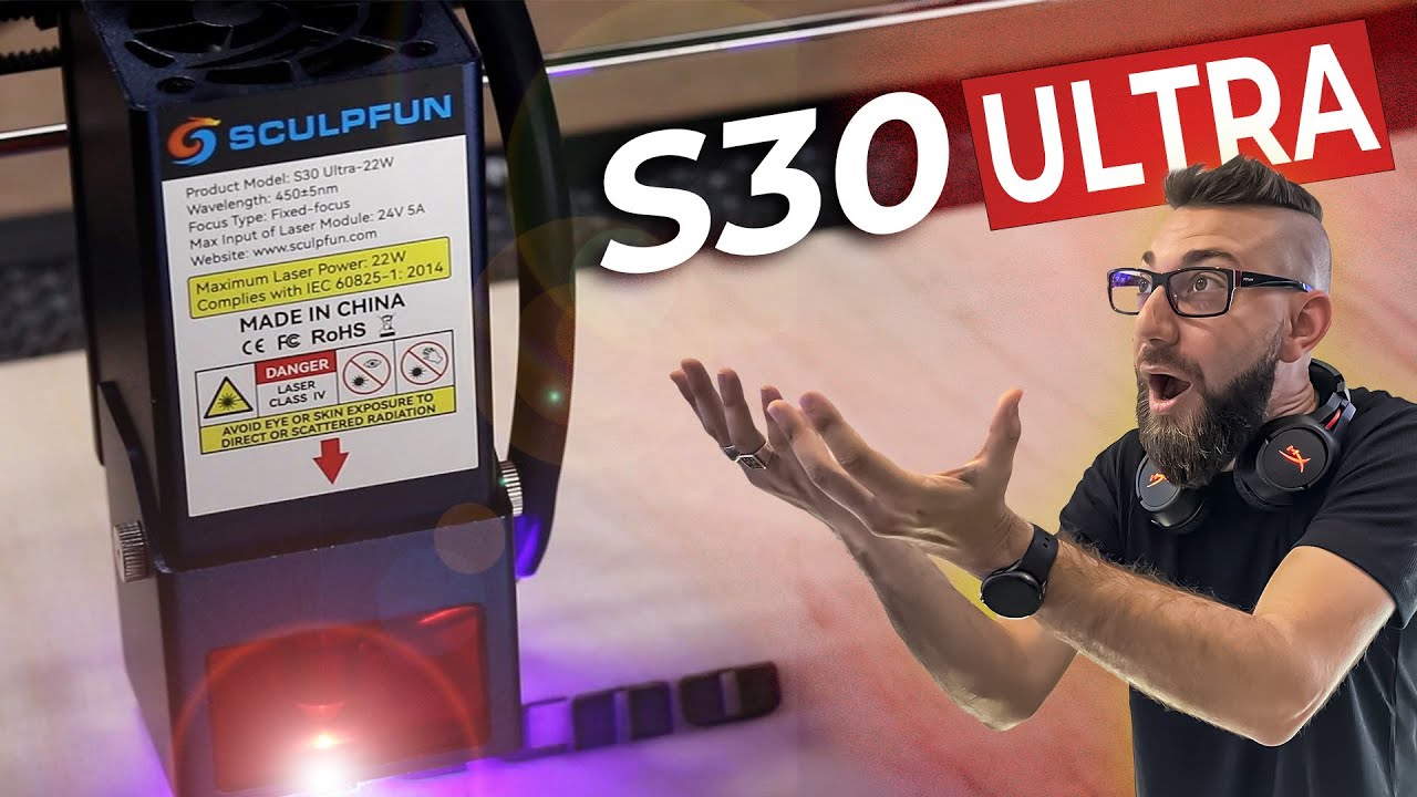 Graba y CORTA TODO! Sculpfun S30 ULTRA...(Unboxing, armado, review en ESPAÑOL)