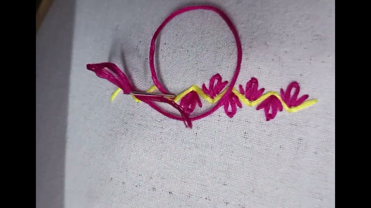  Beautiful Corner Embroidery Design | Simple & Elegant Hand Embroidery for Beginners