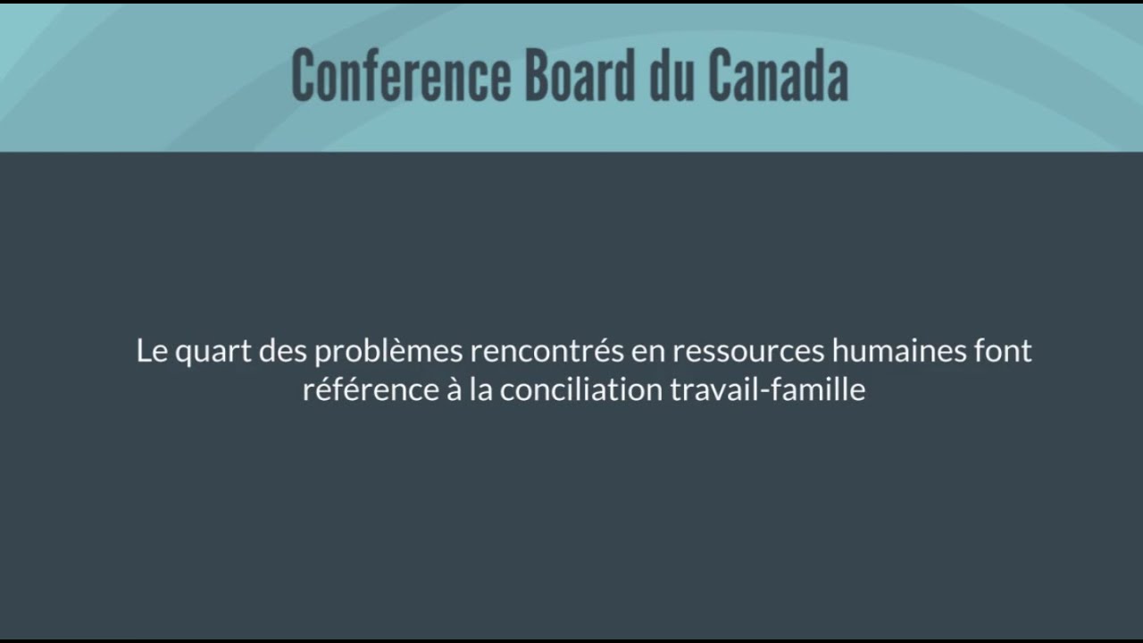La conciliation travail-famille