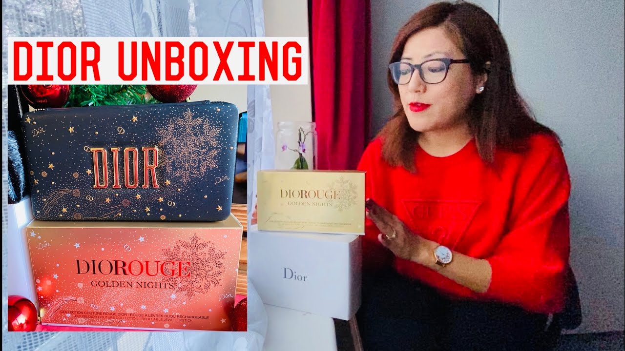 DIOR ROUGE | GOLDEN NIGHTS | UNBOXING | Surprise Free Dior | Gift Set