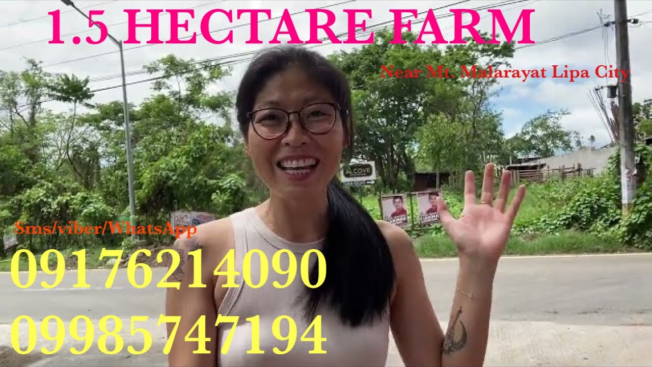 Vlog524: 1.5 HECTARE FARM NEAR MT. MALARAYAT GOLF AND COUNTRY CLUB LIPA CITY BATANGAS PHILIPPINES