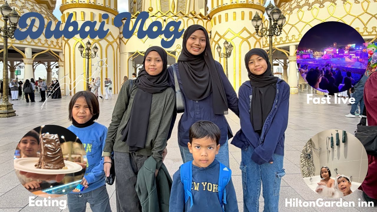 Exploring Global Village + Hotel Night at Hilton Garden Inn | Shanialis Faliq Farrel
