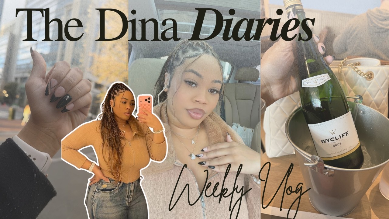 Dina Diaries | ALOT OF YAPPING, Hair Depression, Out to Eat, New Nails