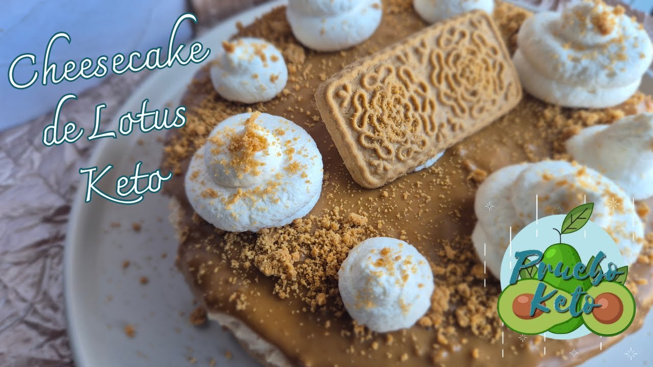 Cheesecake sin horno Lotus Biscoff #keto  | sin azúcar | sin harina |