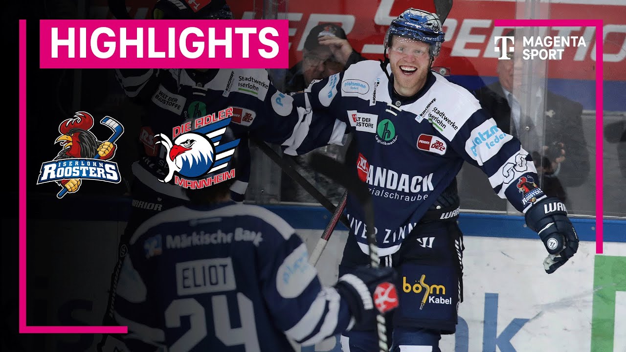 Iserlohn Roosters - Adler Mannheim | PENNY DEL | MAGENTA SPORT