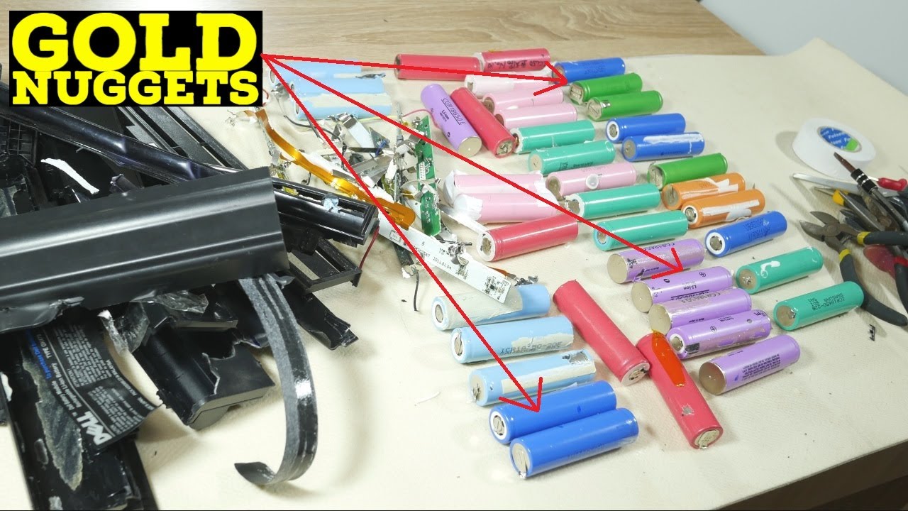 Where to GET 18650 Batteries for FREE - Gold Digger