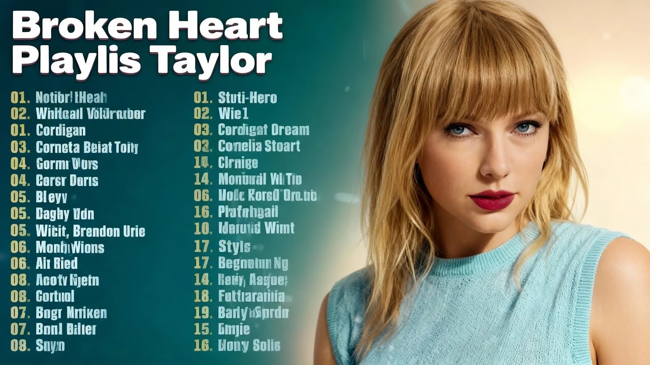 TAYLOR SWIFT THE ERAS TOUR Heartbreak Love Songs 2026 Inspired by Taylor Swift | Sad Playlist SLIP
