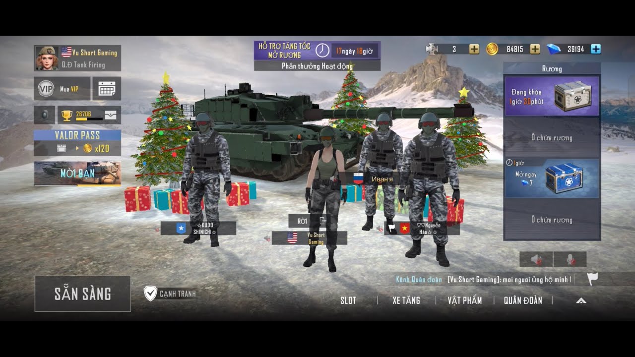 {Tank Firing}:Chơi game cùng đồng đội mới quân đoàn mới#youtube