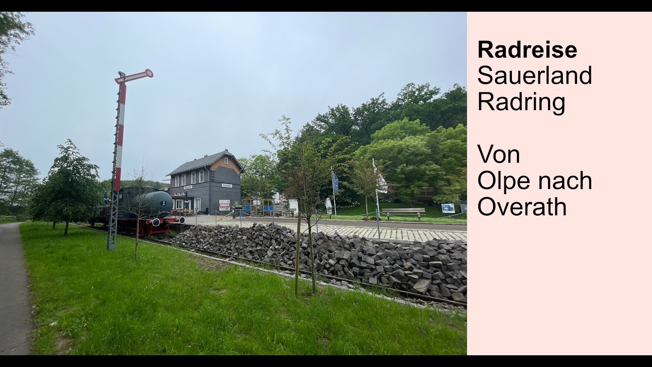 Abfahrt vom Sauerlandradring (Von Bad Fredeburg nach Olpe) - Tag 4