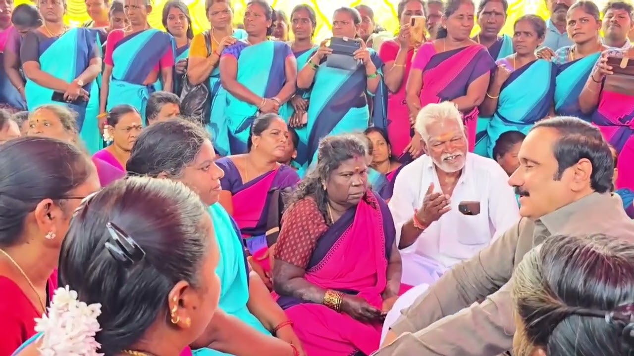 #செங்கல்பட்டு ஆட்சியர் அலுவலகம் அருகில், #அங்கன்வாடிபணியாளர்கள் #அன்புமணிஇராமதாஸ் அவர்கள்..!