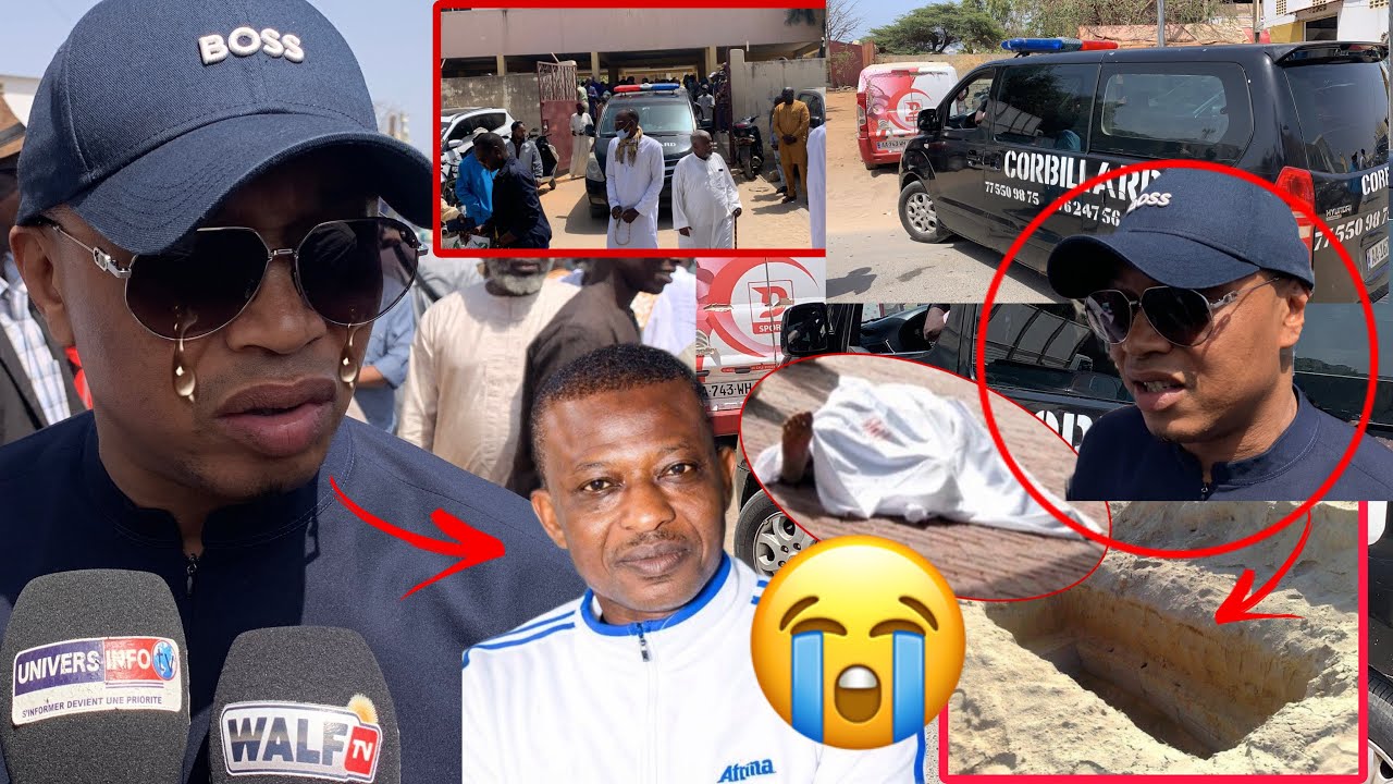 🛑Enterrement😭Levée du corps ancien international,El Hadji Diouf est inconsolable,Limou moudié wakh…’