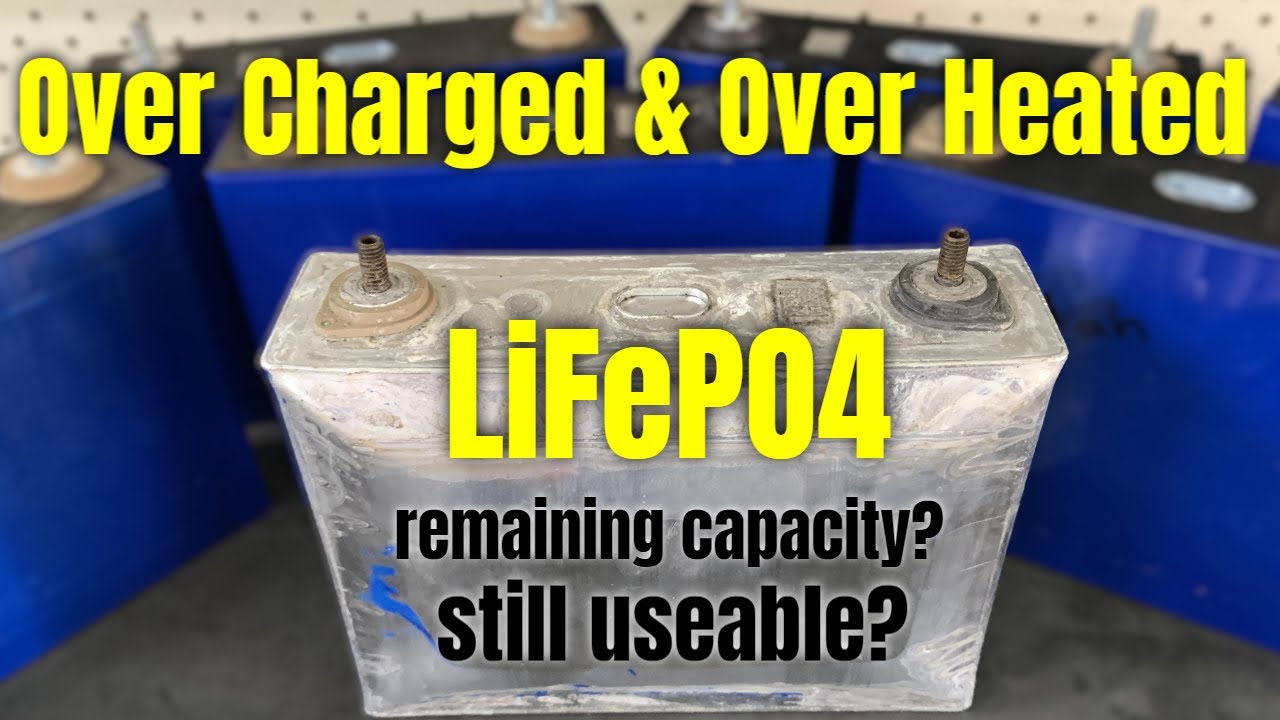 Capacity testing destroyed GFB LiFePO4 Cells, these cells are unstoppable!