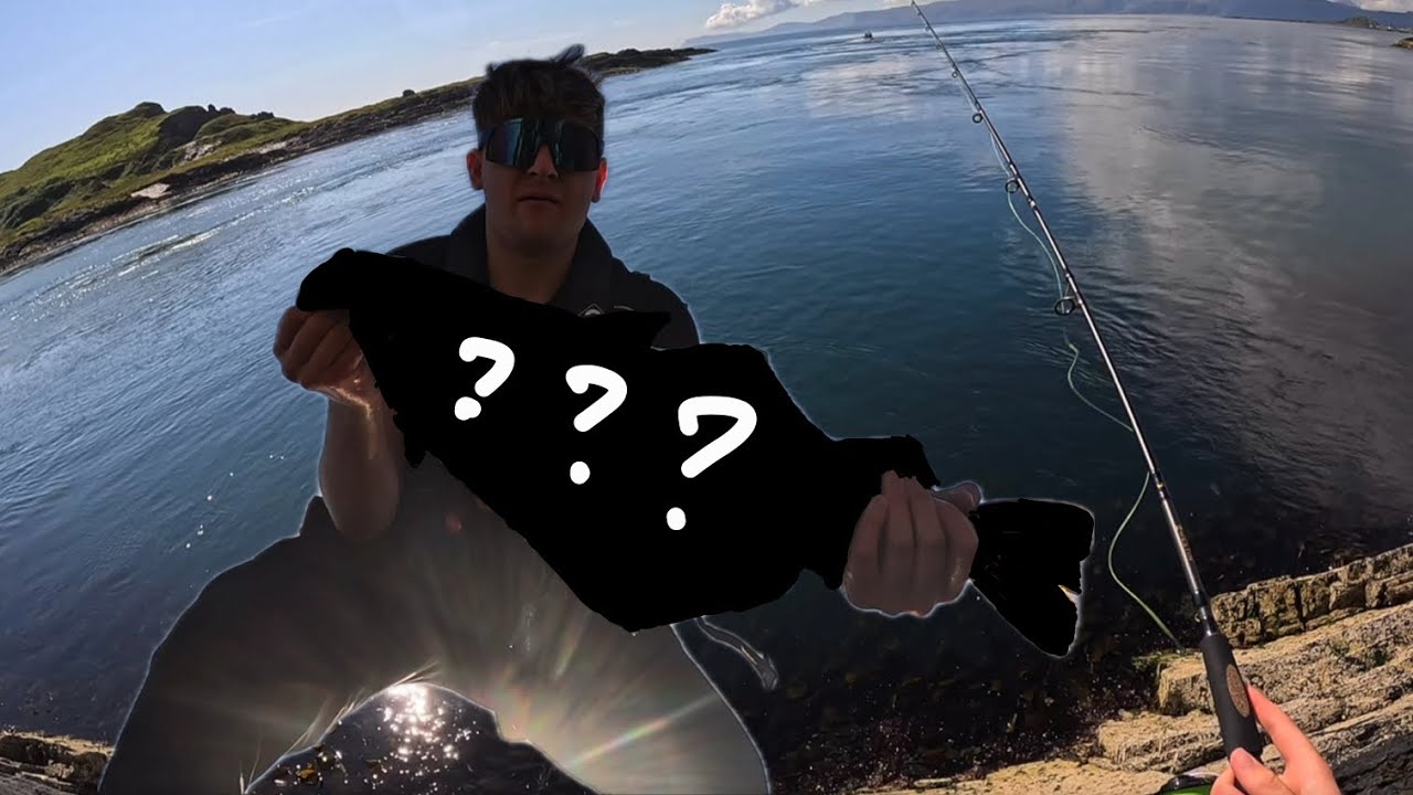 Double figure PB from SHORE?!! | Pollock lure fishing | Wild camping Scottish highlands